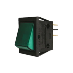 INTERRUPTOR LUMINOSO VERDE 220V CALDERA COMEL