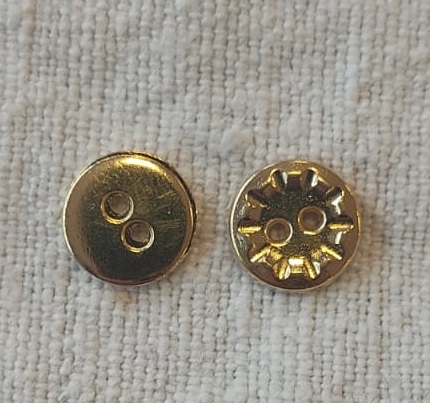 boton metalico de 11 mm