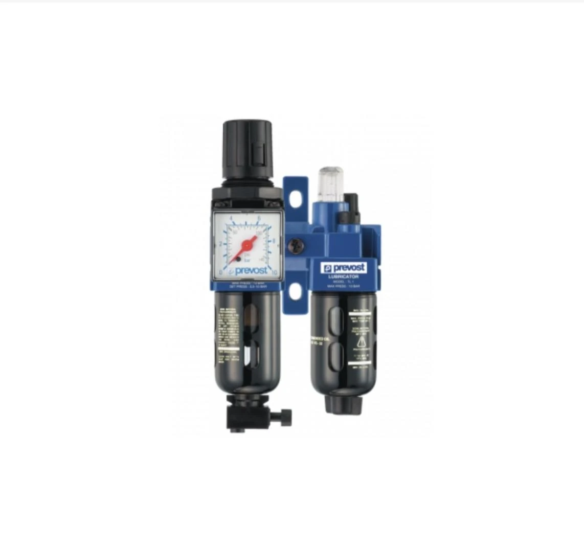 CONJUNTO FILTRO REGULADOR LUBRICADOR ALTO 1 PREVOST 1/4