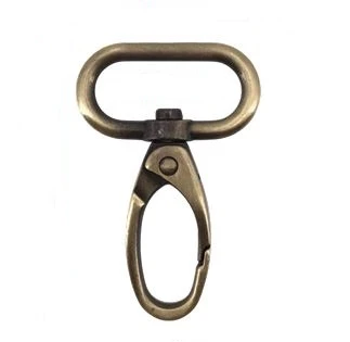 MOSQUETÓN OVALADO ORO VIEJO 49X33 MM 2 UNIDADES