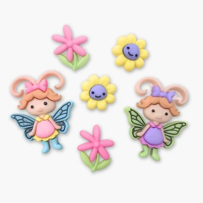 BOTONES DECORATIVOS FLUTTER BUGS