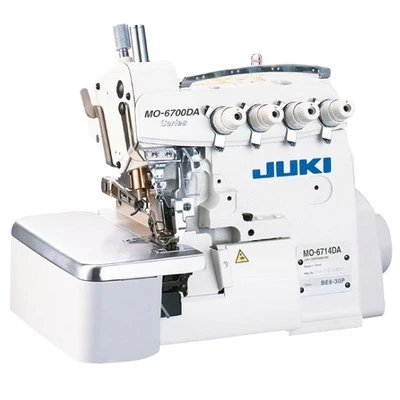 OVERLOCK 5 HILOS (10MM) JUKI COMPLETA (CABEZA, MOTOR SERVO, TABLERO Y BANCADA CON RUEDAS)