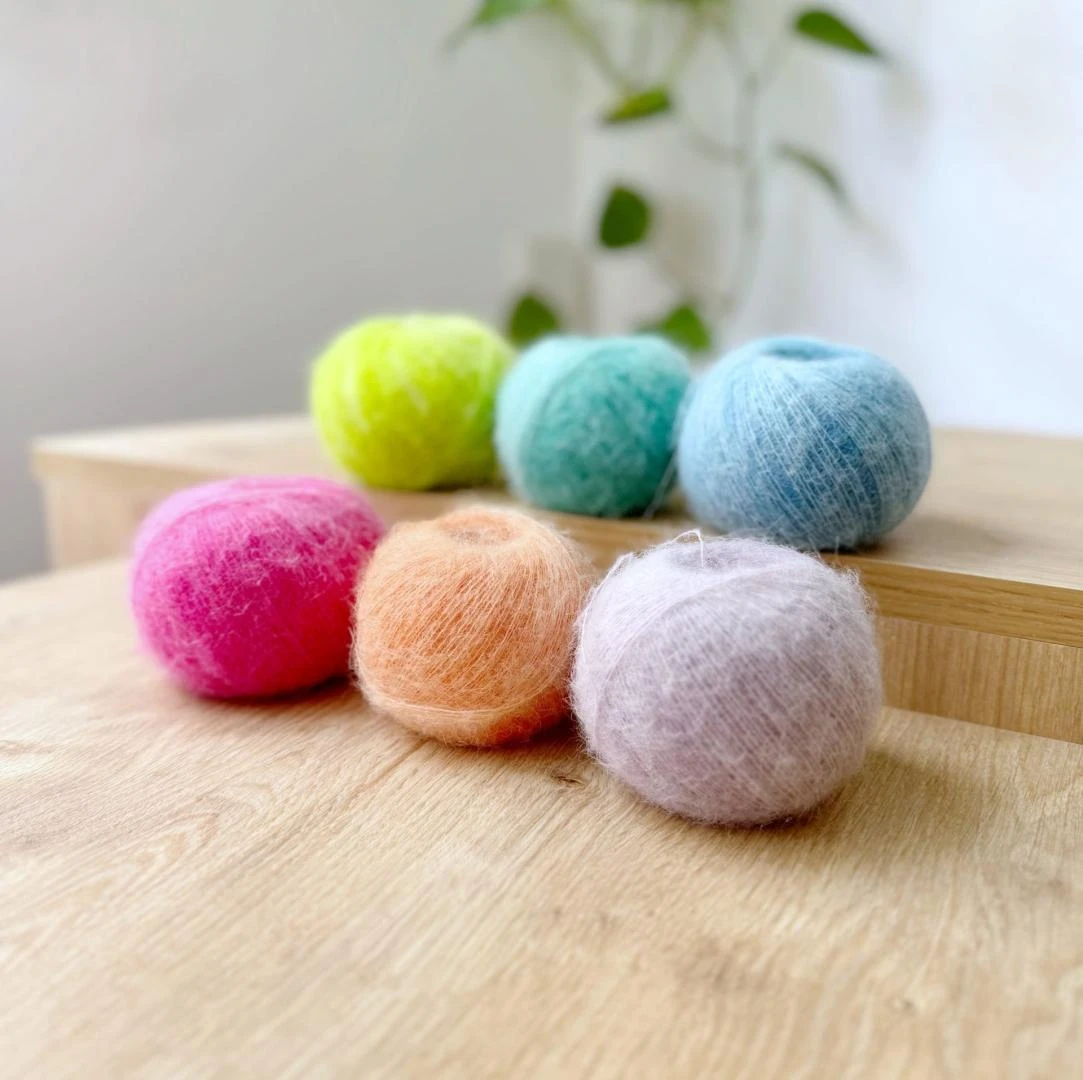 MOHAIR CON ALPACA Y ACRILICO COLOR 