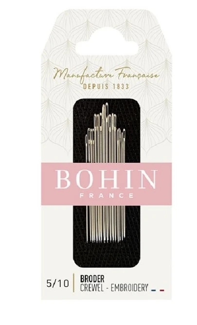 AGUJAS BOHIN PARA BORDAR Nº5 AL 10