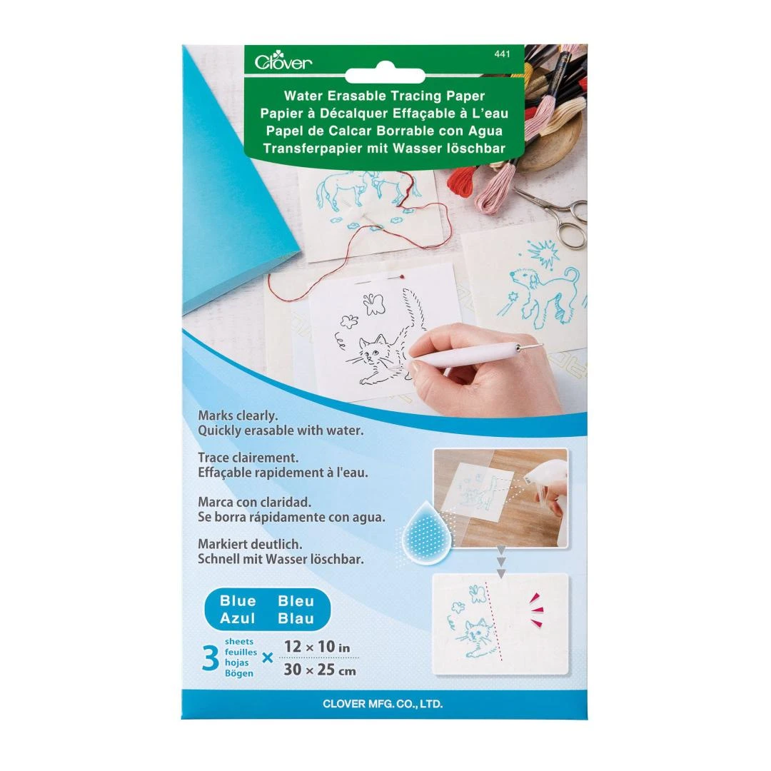 PAPEL TRANSFER PARA BORDADO CLOVER