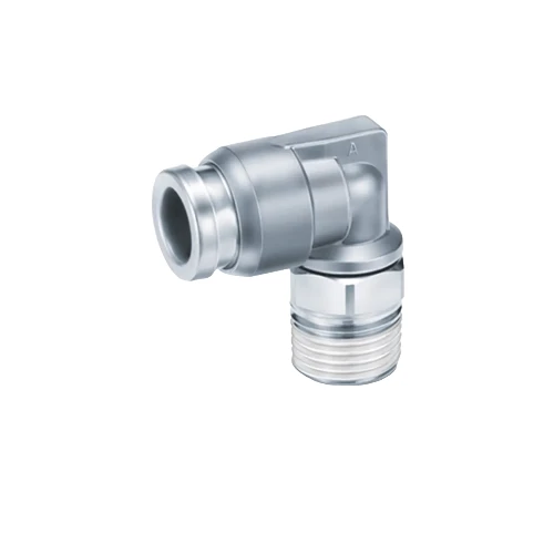 RACOR CODO METÁLICO MACHO 5MM   TUBO 4MM