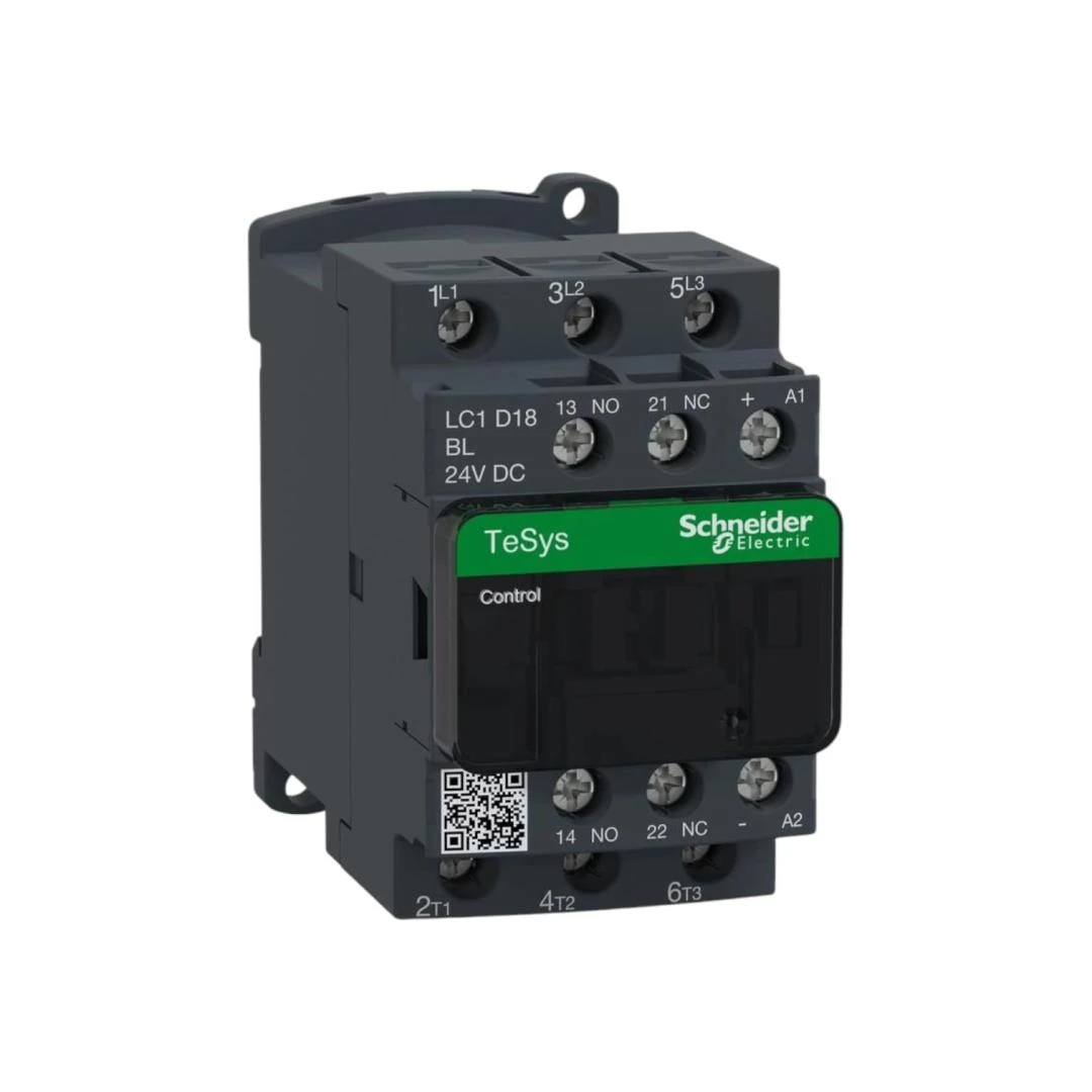 CONTACTOR 18A 3 POLOS BOBINA 24 VDC