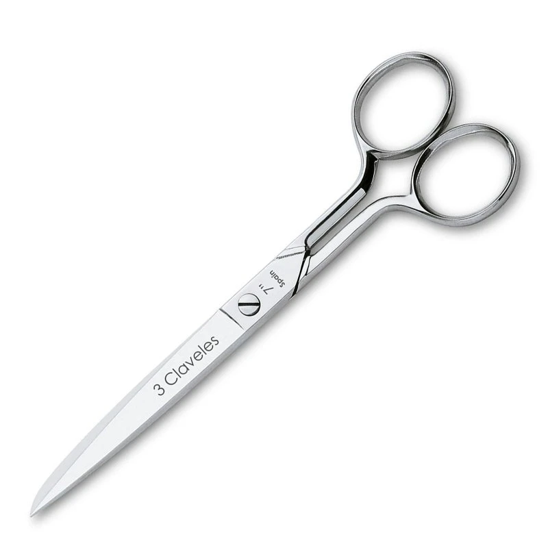TIJERA 3 CLAVELES DE COSTURA CASTELLANA 7'