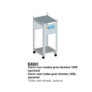 CARRO CON RUEDA PARA GENERADOR DE VAPOR GRAN DOMINA