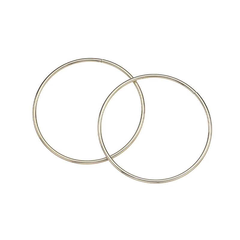 ARO METAL 12.5 CM BLISTER 2 UNIDADES DORADO