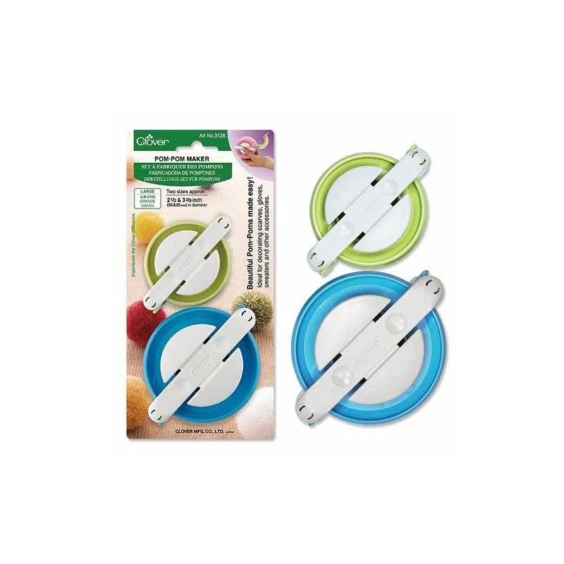HERRAMIENTA DE POMPONES CLOVER 2U.