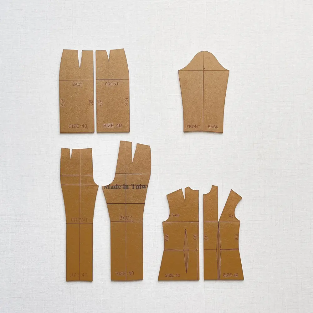 PLANTILLAS METACRILATO A ESCALA 1/5 PACK