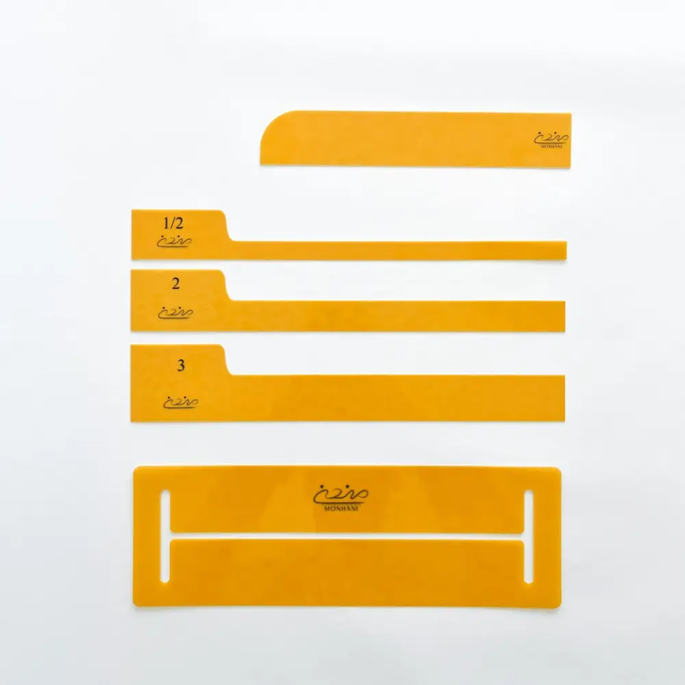 PLANTILLA TÉRMICA PARA PLANCHAR COSTURAS JUEGO 5 U.