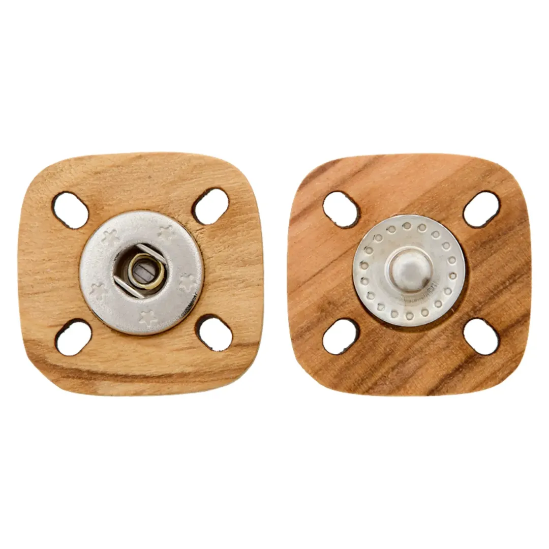 BOTÓN DE PRESIÓN PARA COSER DE MADERA 23 MM PRYM