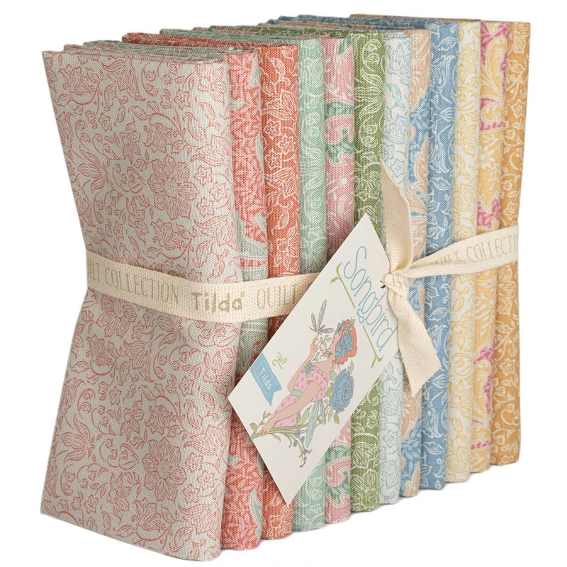 TELA TILDA 12 FAT QUARTER SONGBIRD