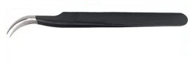 PINZA DE ENHEBRAR CURVADA PUNTA FINA