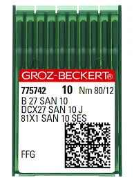 AGUJAS B27 SAN10 Nº 80 GROZ BECKERT