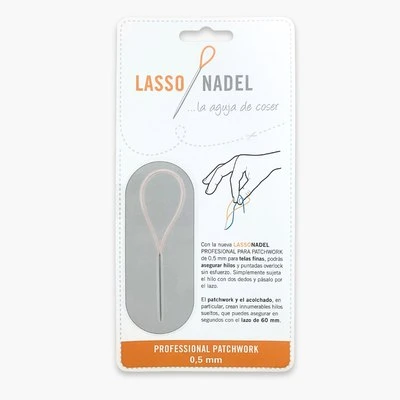 AGUJAS LASSO BORDADO PROFESIONAL 0.5 MM