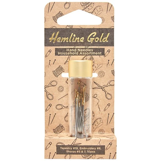 AGUJAS DE COSER A MANO SURTIDAS HEMLINE GOLD