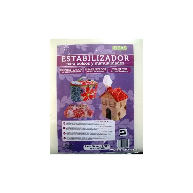 ESTABILIZADOR PARA BOLSOS Y MANUALIDADES BLANCO